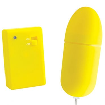 Pipedream Neon Luv Touch Remote Control Bullet, желтое
