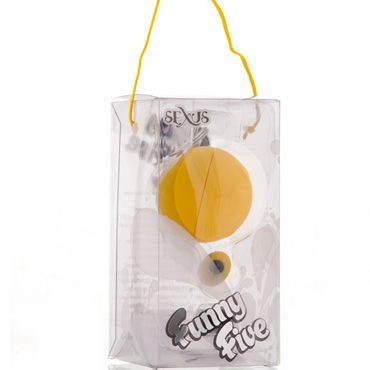 Sexus Funny Five виброяйцо, желтое