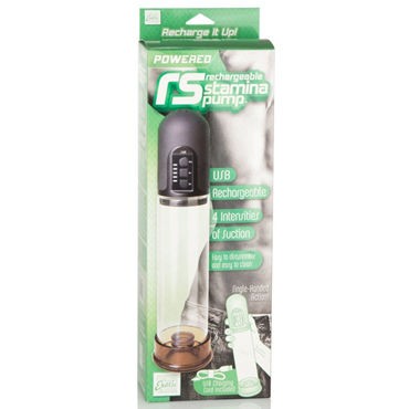California Exotic Rechargeable Stamina Pump, прозрачная