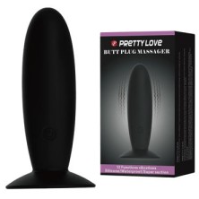 Baile Pretty Butt Plug Masіager, черная
