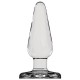 Shots Toys Bottom Line Butt plug Acrylic Model 2, 13 см прозрачная