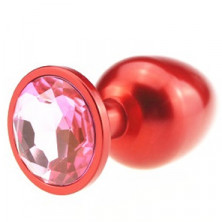 4sexdream Анальная пробка малая, красная