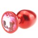 4sexdream Анальная пробка малая, красная