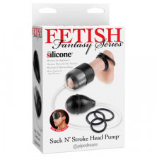 Pipedream Fetish Fantasy Series Suck N’ Stroke Head Pump, черная