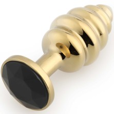 Play Secrets Thread Butt Plug Small, золотой/черный