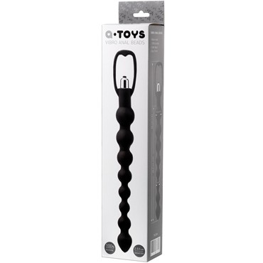 ToyFa A-toys Vibro Anal Beads 34 см, черная