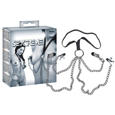 Orion Sextem Woman Chain Harness, серебристые