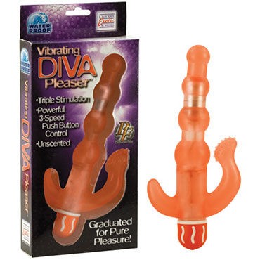 California Exotic Diva Pleasure, оранжевый