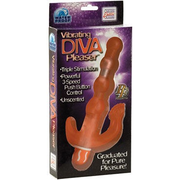 California Exotic Diva Pleasure, оранжевый