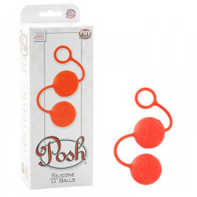 California Exotic Posh Silicone “O” Balls, оранжевый