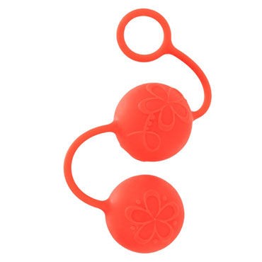 California Exotic Posh Silicone “O” Balls, оранжевый