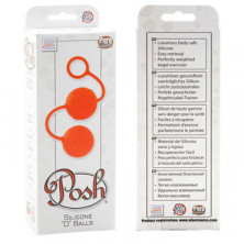 California Exotic Posh Silicone “O” Balls, оранжевый
