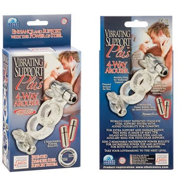 California Exotic Vibrating Support Plus 4-Way Arouser