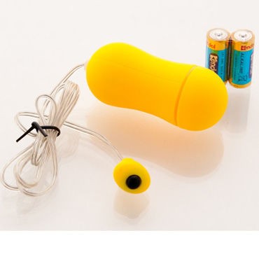 Sexus Funny Five виброяйцо, желтое