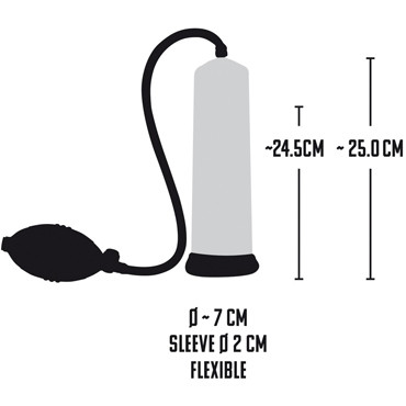 Orion Mister Boner Professional Power Pump, прозрачная