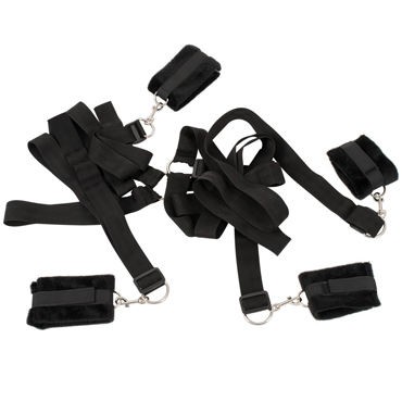 Bad Kitty Bed Shackles, черные