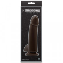 NSnovelties Elements Smooth Dildo 13 см, черный