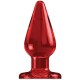 Shots Toys Bottom Line Butt plug Acrylic Model 2, 10 см красная