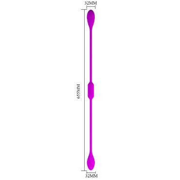 Baile Pretty Love Dream Lover's Whip С рельефными линиями, фиолетовый