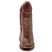 Pipedream King Cock Double Penetrator, коричневый