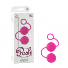 California Exotic Posh Silicone “O” Balls, розовый