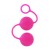 California Exotic Posh Silicone “O” Balls, розовый