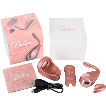 Orion Belou Vibro Egg With Clitoral Stimulator, розовое
