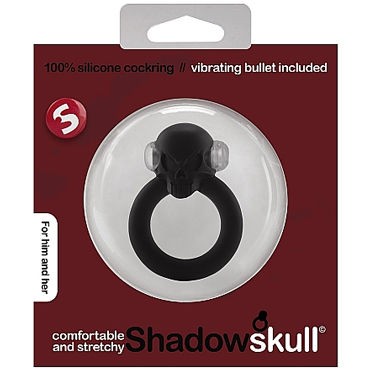 Shots S-Line Shadow Skull Cockring, черное