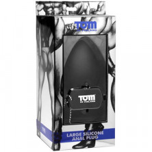 Tom of Finland Large Silicone Anal Plug, черная