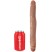 PipeDream King Cock 12" Slim Double Dildo, загорелый