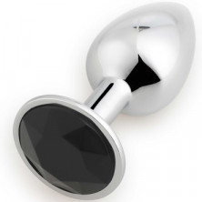 Play Secrets Rosebud Butt Plug Small, серебристый/черный