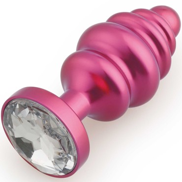 Play Secrets Thread Butt Plug Small, красный/прозрачный