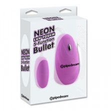 Pipedream Neon 5 Function Bullet, фиолетовое
