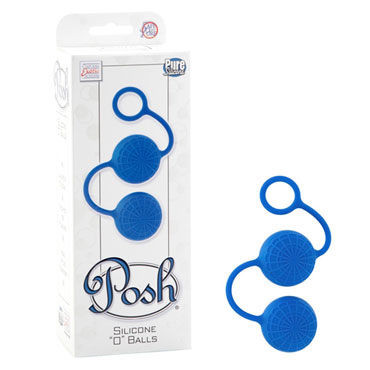 California Exotic Posh Silicone “O” Balls, синие