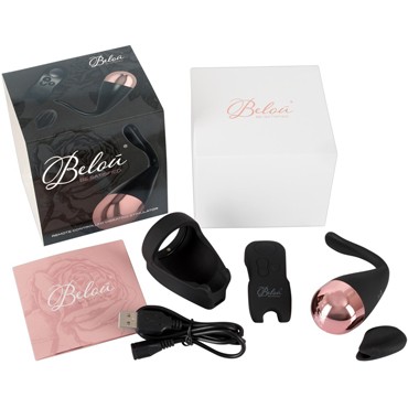 Orion Belou Vibro Egg With Clitoral Stimulator, черное