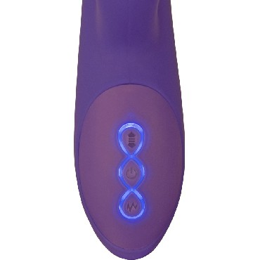 Sweet Smile Thrusting & Rotation Pearl Vibrator, фиолетовый