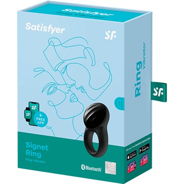 Satisfyer Signet Ring, черное