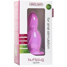 Shots Toys Big Butt plug, розовый