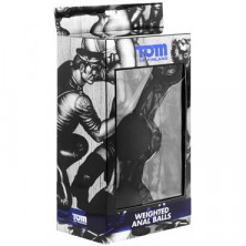 Tom of Finland Weighted Anal Balls, черные