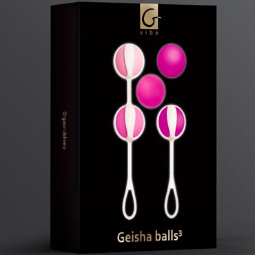 Gvibe Geisha Balls 3, розовые