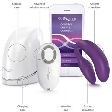 We-Vibe 4 Plus, фиолетовый