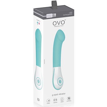 Ovo E3 G-Spot Vibrator, голубой