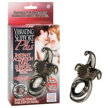 California Exotic Vibrating Support Plus Instant Activation Dual Support