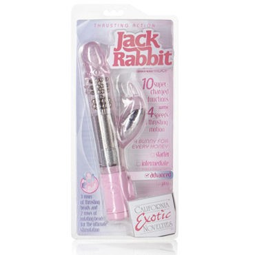 California Exotic Thrusting Action Jack Rabbit, розовый
