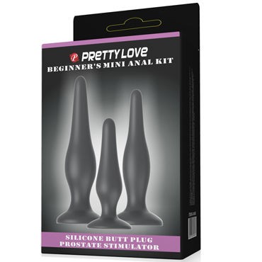 Baile Pretty Love Begginers Mini Anal Kit, черный