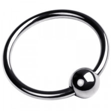 ToyFa Metal Кольцо на головку пениса S, серебристое