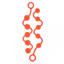 California Exotic Posh Silicone “O” Beads, оранжевый