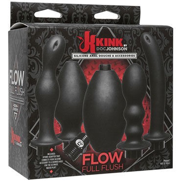 Doc Johnson Kink Flow Full Flush, черный