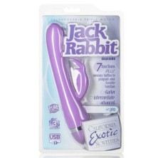 California Exotic Rechargeable Triple Motor Jack Rabbit, фиолетовый