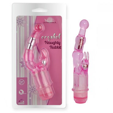 Howells Aphrodisia Crystal Stimulator Naughty Rabbit, розовый